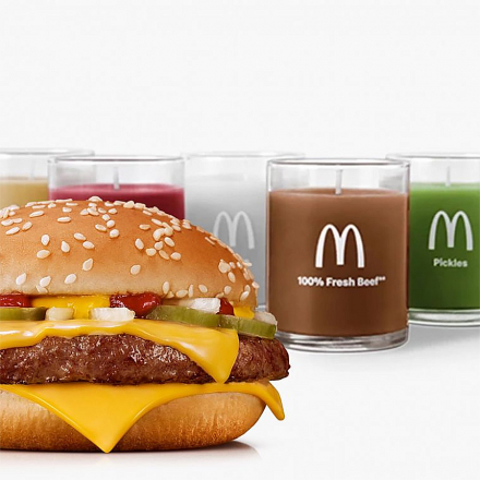 McDonald's lancia una collezione di candele con aroma di hamburger