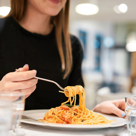 Australian Model Profits by Eating Pasta on Camera