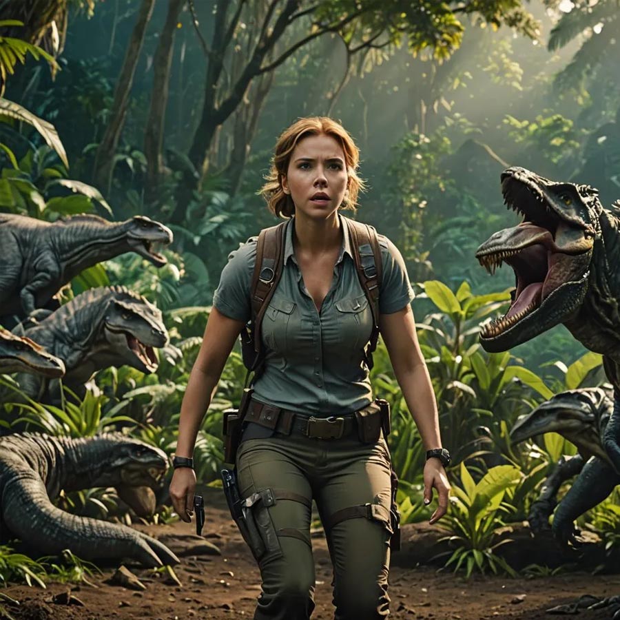 Scarlett Johansson in New "Jurassic World": First Look at "Revival"