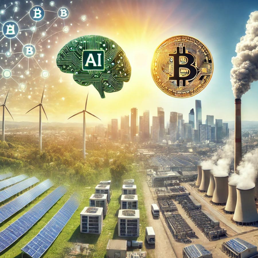 AI e Bitcoin: Competizione per le risorse energetiche limitate