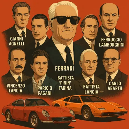9 italianos que revolucionaron la industria del automóvil