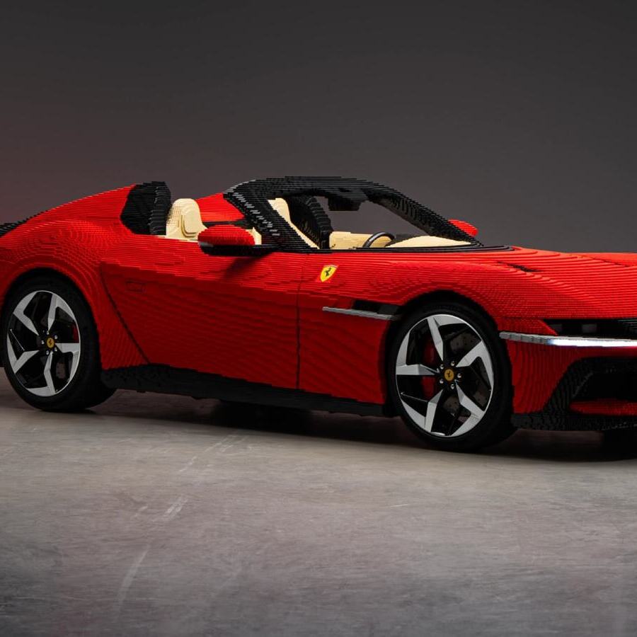 LEGO and Ferrari United: the Giant 12Cilindri Spider of Half a Million Bricks Wows New York