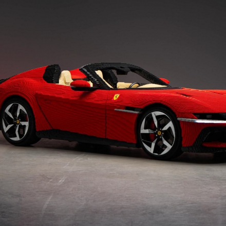 LEGO and Ferrari United: the Giant 12Cilindri Spider of Half a Million Bricks Wows New York