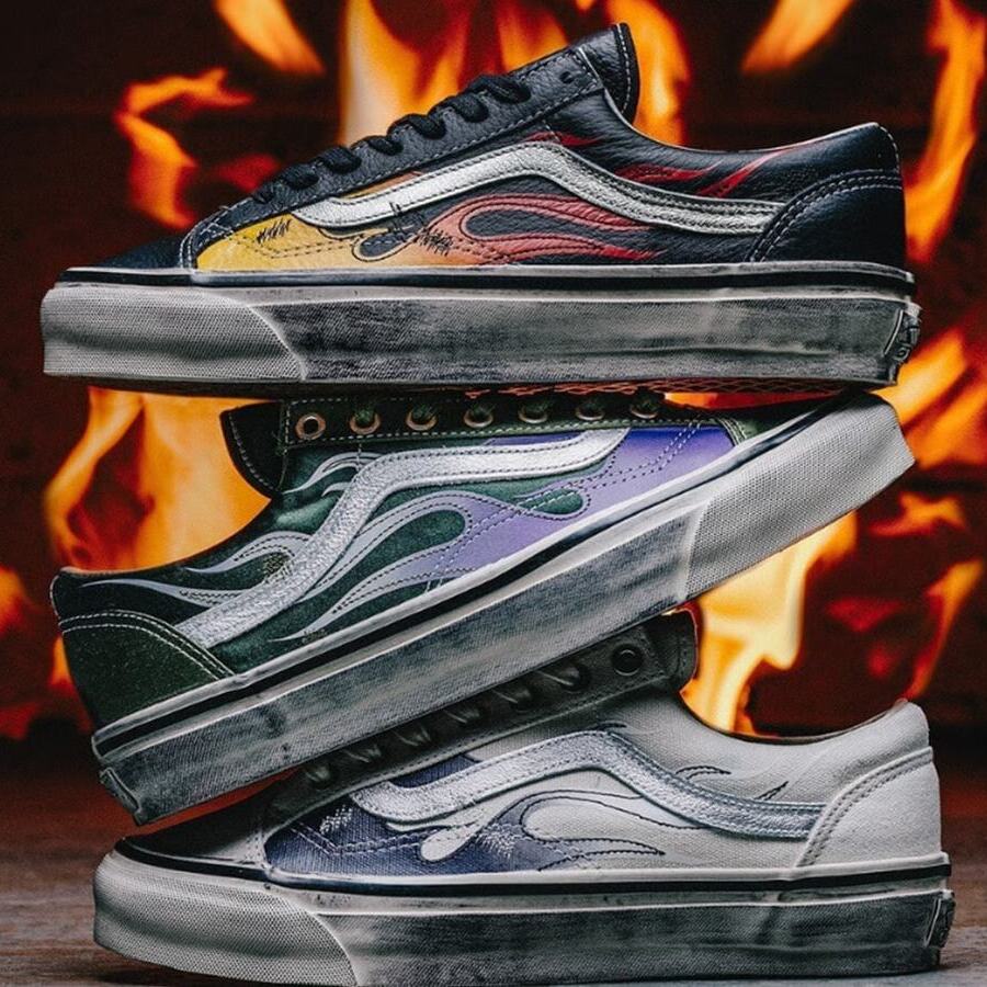 Vans «Archive Flame» Pack : quand le classique rencontre le feu