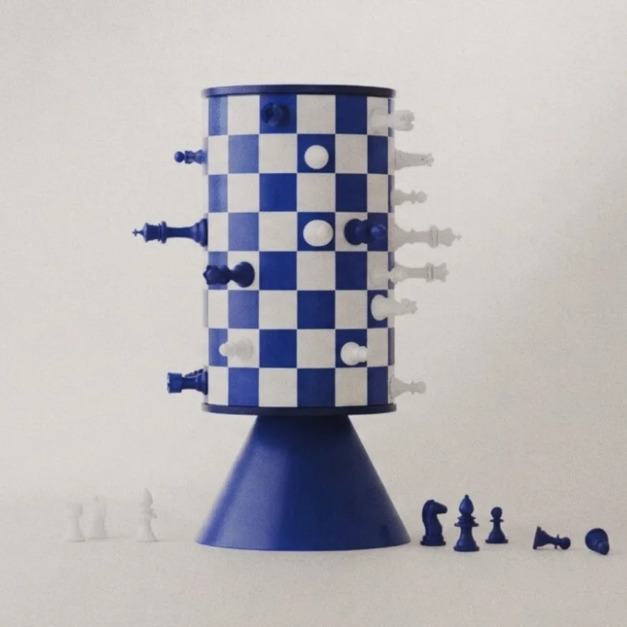 Chess Without End: British Designers Turn the Classic Game into a Cylindrical Experiment